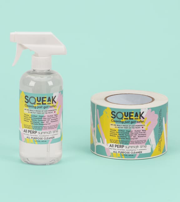 White Vinyl Labels