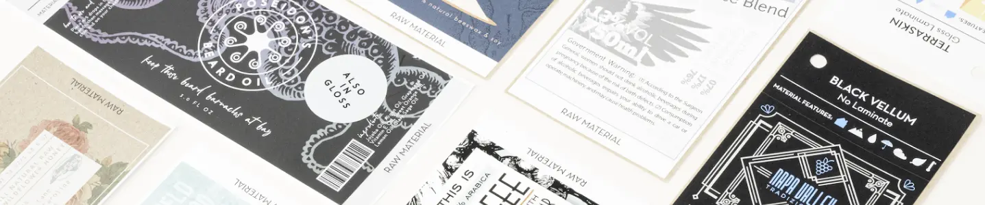 Sample of a printed label