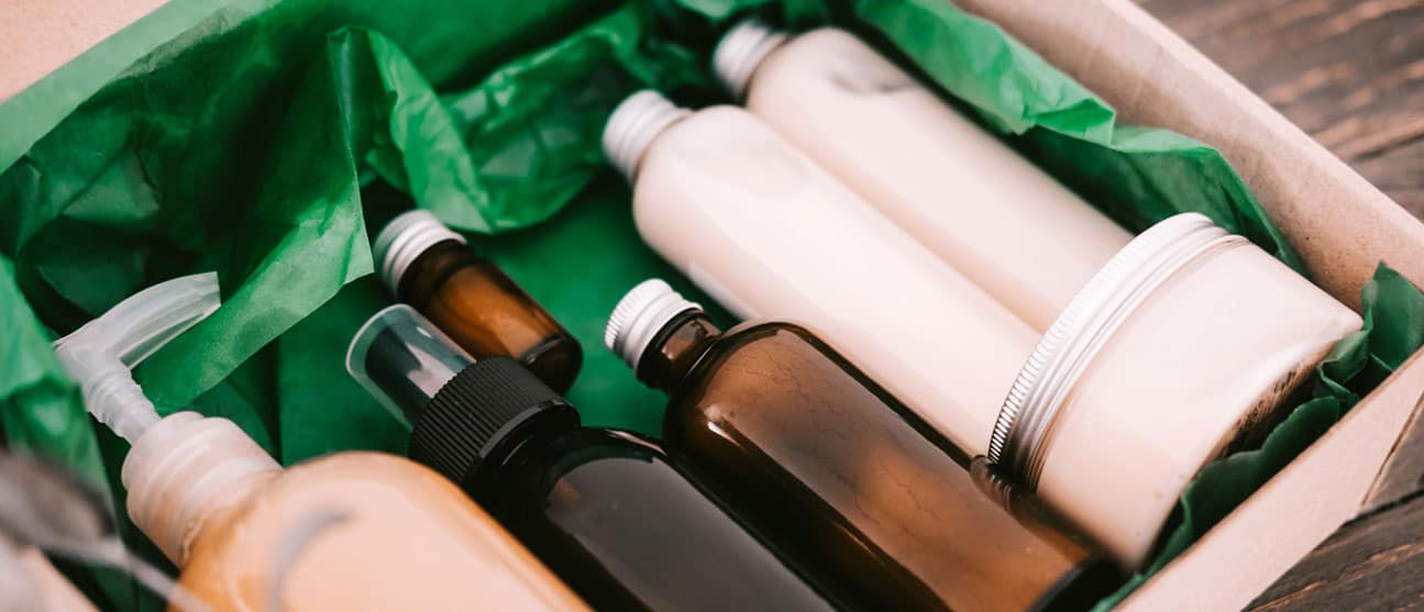 Black skincare bottle design resource